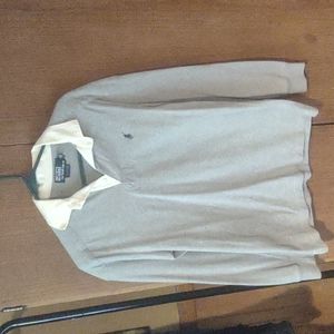 Mens Small Custom Fit Long Sleeve Polo